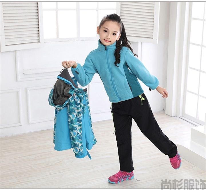 兒童兩件套沖鋒衣滑雪服(圖4) 兒童兩件套沖鋒衣滑雪服(圖4)