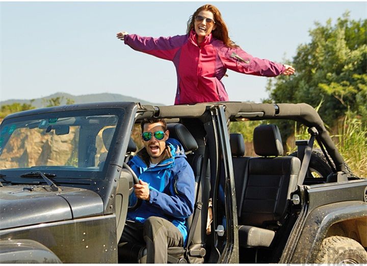 長絨內膽沖鋒衣--男士灰色(圖4) 長絨內膽沖鋒衣--男士灰色(圖4)