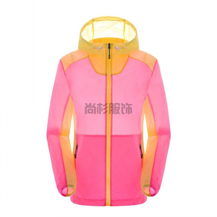 女款兩色拼接皮膚風(fēng)衣4色可選(圖5)